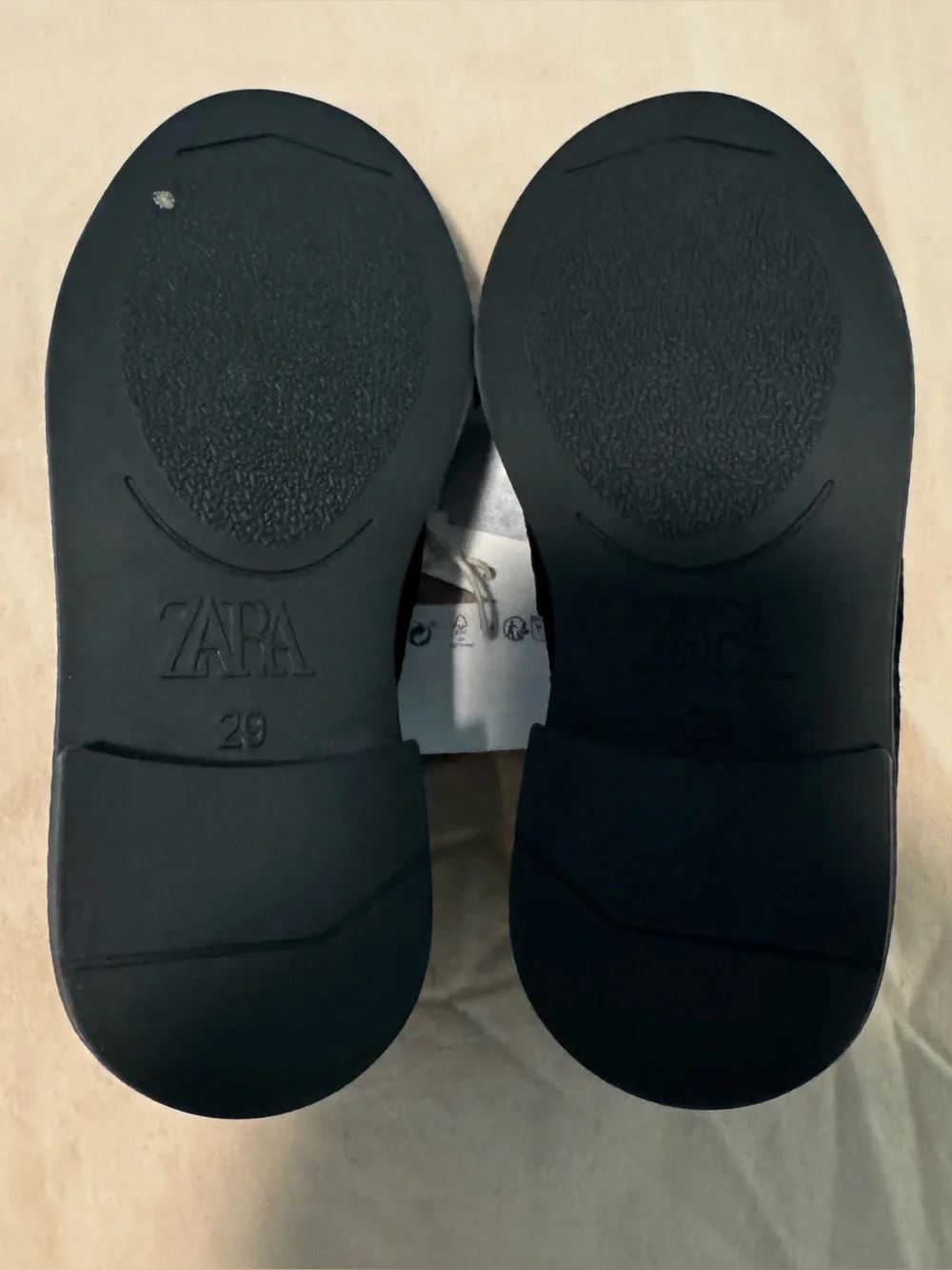 NWT ZARA Kids Black Tassel Loafers